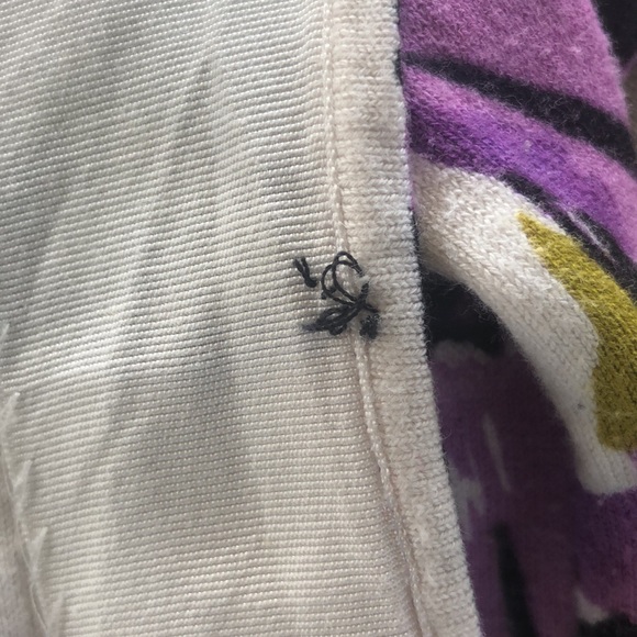 Style & Co women’s long sleeve embellished hook and eye floral blouse size Small - Picture 11 of 11